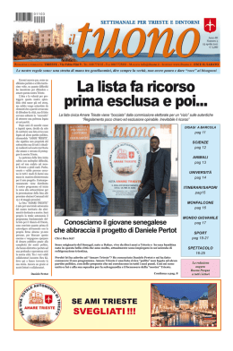 La lista fa ricorso prima esclusa e poi