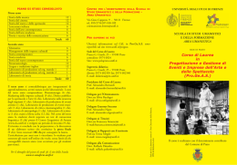 DEPL. progeas 2014:Layout 1 - Corso di Laurea Triennale in