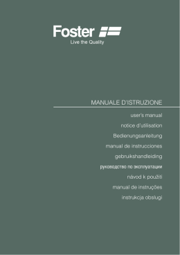 Libretto d`istruzioni