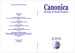 Canonica 5 - CentroStudi Pientini