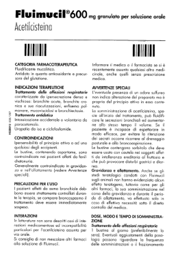 Fluimucil, Zambon, 20 bust gran 600 mg - foglietto