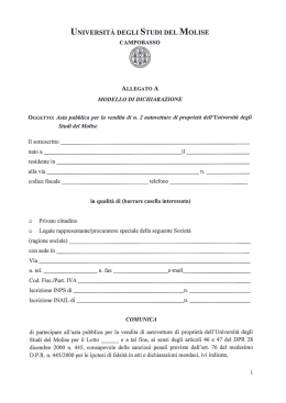 Allegato A - Università degli Studi del Molise