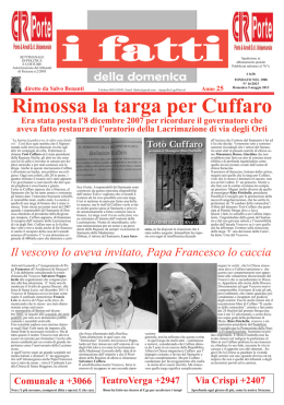 Il vescovo lo aveva invitato, Papa Francesco lo caccia
