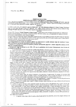 Ordinanza - Vendite
