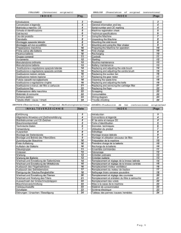INDICE Pag. INDEX Page Introduzione 3 Foreword 3