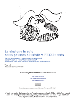 Guida all`allestimento della stazione in auto