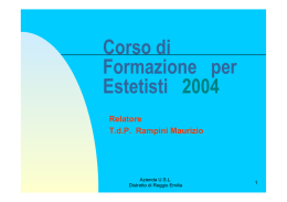 2004 - CORSO "Barbieri Parrucchieri Estestiste