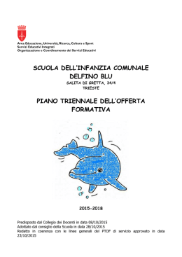 DELFINO BLU - Trieste Iscrizioni online scuola