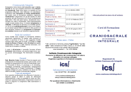 ics - Istituto CranioSacrale Integrale