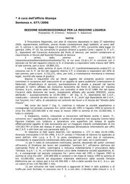 Sentenza n. 677/2006 del 28 luglio 2006 &OElig;