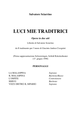 Luci mie traditrici