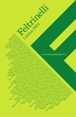 Listino 2014 - Feltrinelli