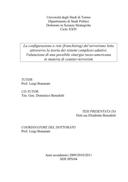 La configurazione a rete (franchising)