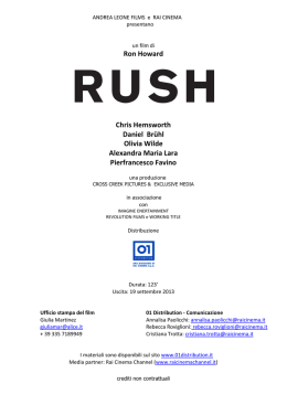 Scarica il pressbook completo di Rush