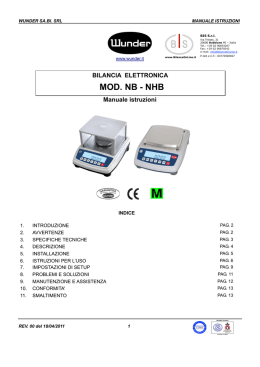 Manuale istruzioni (italiano)