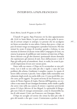 INTERVISTA Civilta Cattolica 09-2013
