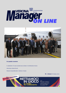 ON LINE - Confindustria Verona