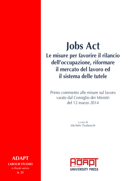 Jobs Act - Moodle ADAPTLAND