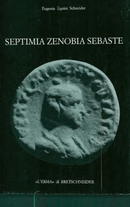 septimia zenobia sebaste - L`Erma di Bretschneider