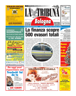 La finanza scopre 500 evasori totali