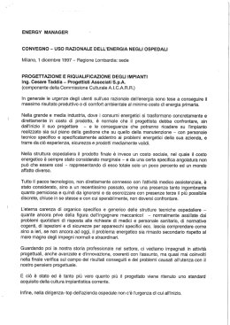 energy manager convegno - uso razionale dell`energia negli ospedali