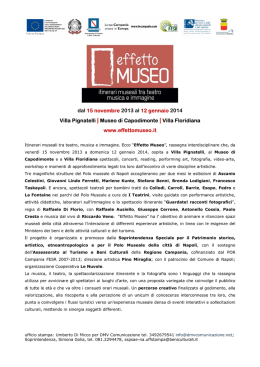 Museo di Capodimonte | Villa Floridiana www.effettomuseo.it