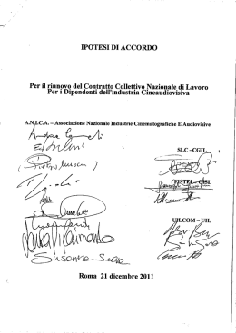 IPOTESI DI ACCORDO Per il rinnpvo del Con_tratto
