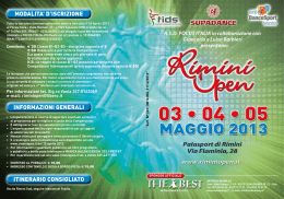 Rimini Open 2013 - Hotel Rimini Albergo Amicizia
