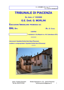 tribunale di piacenza - NAVE
