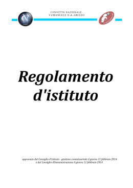 Regolamento d`Istituto - convittonazionalearezzo.gov.it
