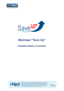 Norme Contrattuali Save UP