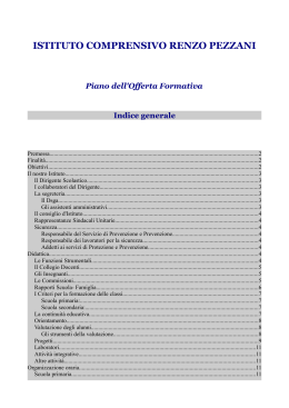 (pdf accessibile 410 kb). - Istituto Comprensivo Renzo Pezzani