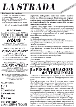 LA STRADA n.9 giugno 2013