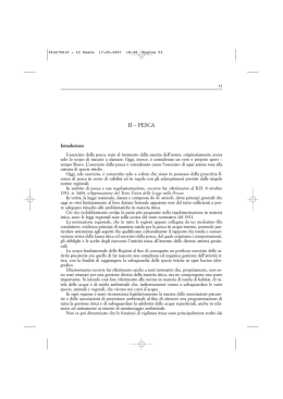 ii &ndash; pesca - Comune di Castiglione del Lago