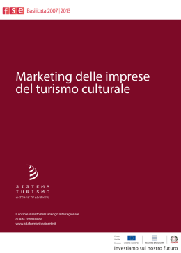 Marketing delle imprese del turismo culturale