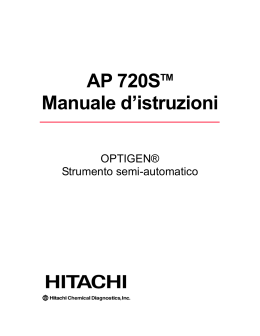 AP 720STM Manuale d`istruzioni