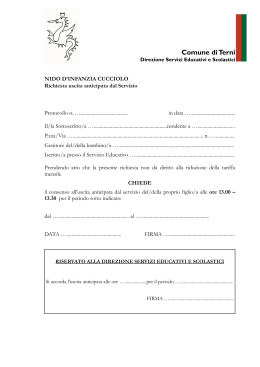 Modulistica Nido Cucciolo