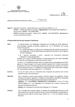 Delibera del 10 Maggio 2011, N.178
