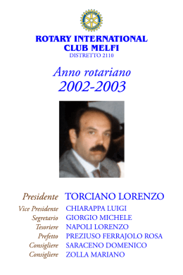 Libretto 45.cdr - rotaryclubmelfi