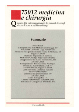 5 - Medicina e Chirurgia