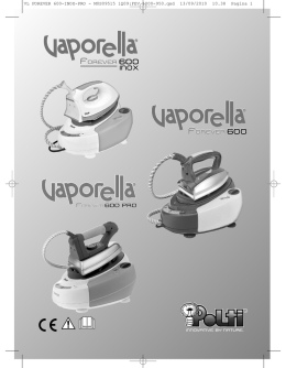 vaporella forever 600 - 600 inox - 600 pro