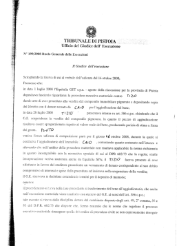 L`ordinanza - Studio Legale Ballati