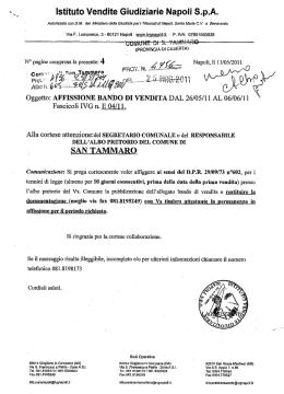 ISTITUTO VENDITE GIUDIZIARIE NAPOLI S.P.A