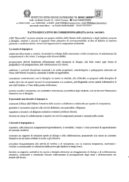 Patto di corresponsabilità 2015/16