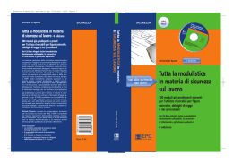 Tutta la modulistica in materia di sicurezza sul lavoro