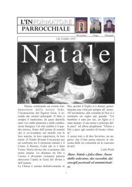 L`informatore parroc ch iale