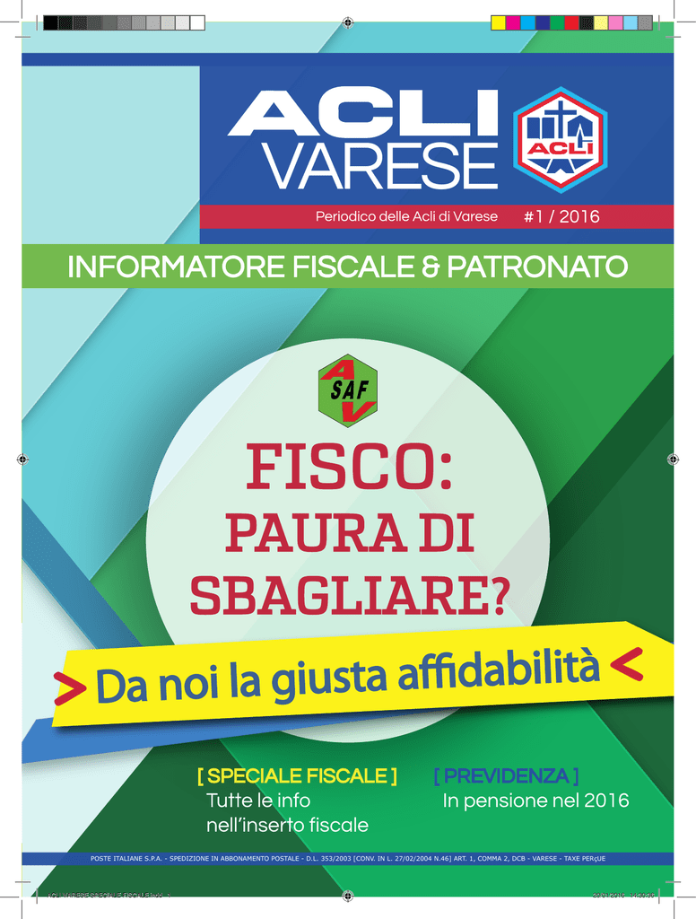 Informatore Fiscale 2016