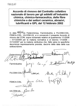 testo dell`accordo - Coordinamento RSU