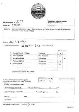 Delibera di Giunta n. 1009 del 08/08/2014