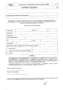 offerta tecnica